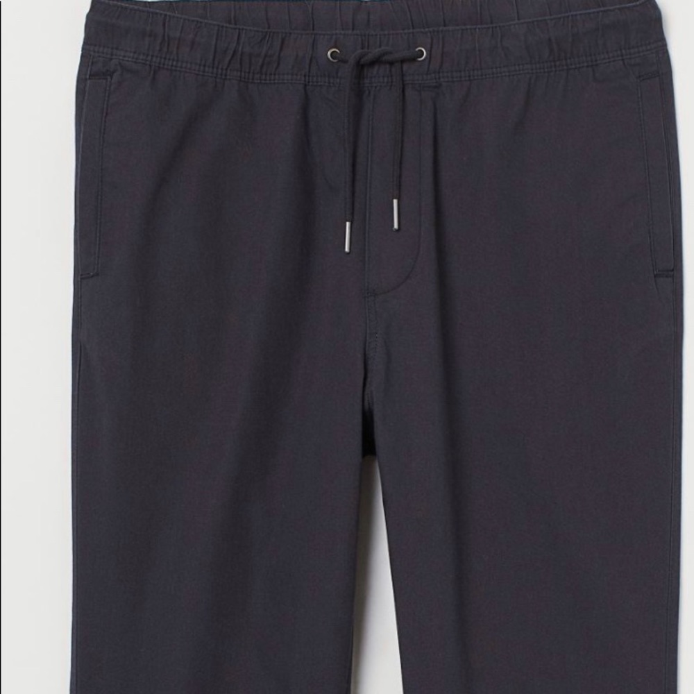 Blue Cotton Chinos